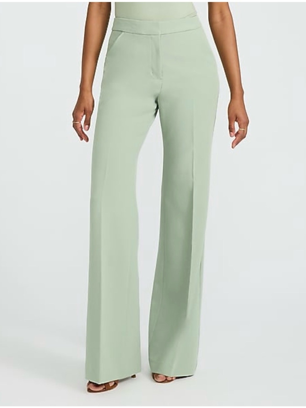 NWT Express Editor Signature Stretch High Waisted Flare Trouser